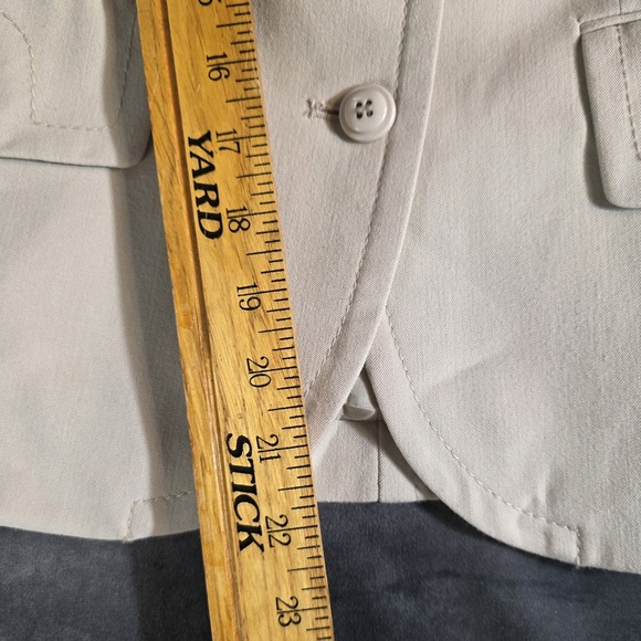 Ann Taylor LOFT Beige Fitted Blazer Women's Size 4 Jacket - Picture 7 of 7